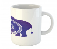 Elephant Calf Mandala Mug