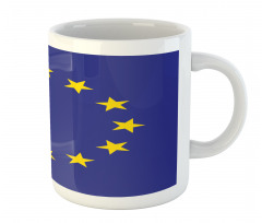 Simple European Union Flag Mug