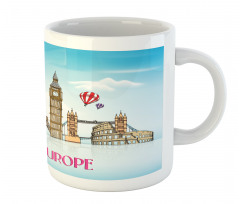 Travel Europe Landmarks Sky Mug