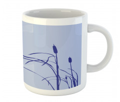 Abstract Team of Geese Moon Mug