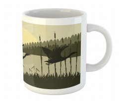 Birdies Wedge Wild Bulrushes Mug