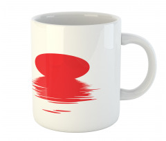 Goose Flying Alone Silhouette Mug