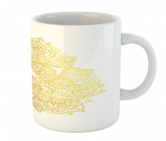 Ombre Effect Paisley Lotus Mug