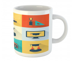 Colorful Squares Concept Mug