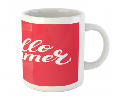 Summer Hand Written Words Mug