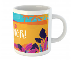 Tropical Beach Hello Summer Mug