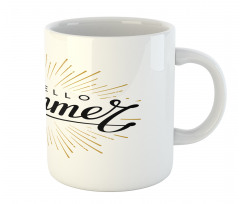 Simple Summer Hand Lettering Mug