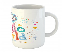 Childish Hello World Phrase Mug