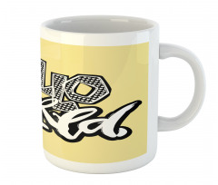 Hello World Graffiti Hearts Mug