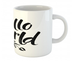 Hello World Tree and Words Mug