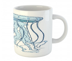 Exotic Sea Creature Retro Mug