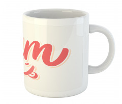 Words with Emoji Licking Face Mug