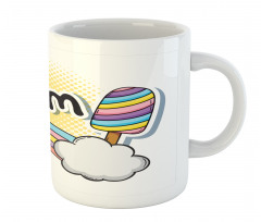 Rainbow Clouds and Popsicle Mug