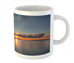 Sunset over Lake Horizon Mug