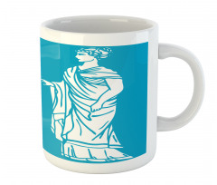 Greek Woman with Long Tunic Mug