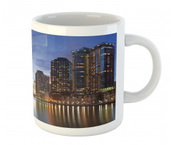 Chicago Riverside at Night Mug