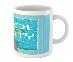 Retro Art Swimming Pool Mug