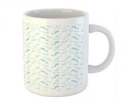 Nautical Outline Animal Mug