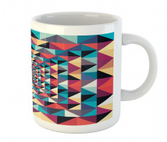 Visual Patchwork Retro Mug