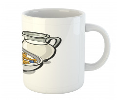 Healthy Breakfast Cartoon Mug