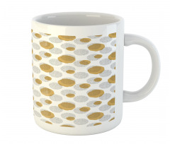 Brush Drawn Dots Rounds Mug