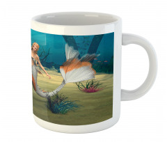 Mermaid Turtle Ocean Mug