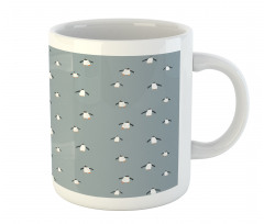 Minimal Arctic Fauna Bird Mug