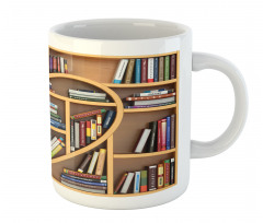 Love Reading Books Heart Mug