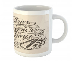 Thanksgiving Wording Mug