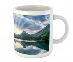 Swiftcurrent Lake Panorama Mug