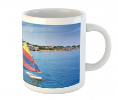 Rainbow Boat Sailing Mug