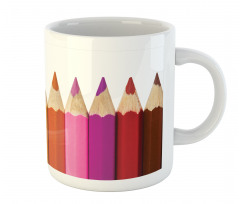 Colorful Pencils Macro Photo Mug