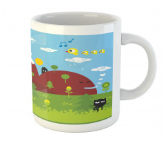 Doodle Land Countryside Mug