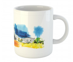 White House Paint Mug