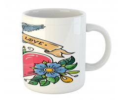 Eternal Love Flora Heart Mug