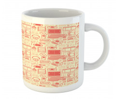 Retro Gaming Objects Mug