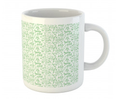 Outline Gardening Mug