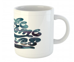 Modern Summer Words Mug