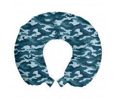 Kamuflaj Boyun Yastığı Mavi Denizcilik Üniforması