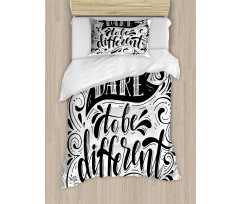 Dare to Be Different Duvet Cover Set