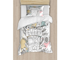 Floral Every Day is a Gift Duvet Cover Set