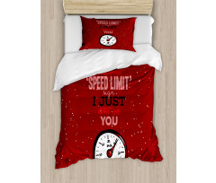 Hilarious Speed Limit Words Duvet Cover Set