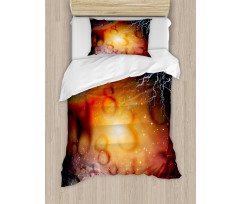 Universe and Electricity Duvet Cover Set