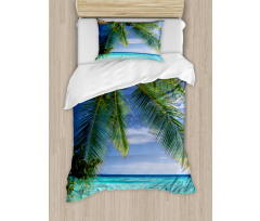 Paradise View Maldives Duvet Cover Set