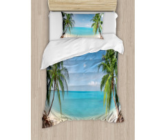 Panoramic View Beach Duvet Cover Set