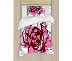 Rose Petal Duvet Cover Set