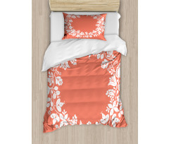 Monochrome Botany Wreath Duvet Cover Set