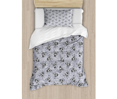 Skull Crossbones Wild Duvet Cover Set