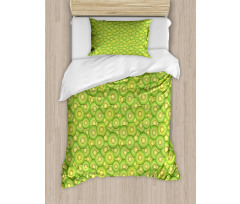 Exotic Fruit Slices Pattern Duvet Cover Set