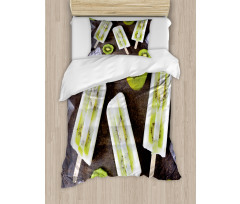 Homemade Fruit Popsicles Photo Duvet Cover Set